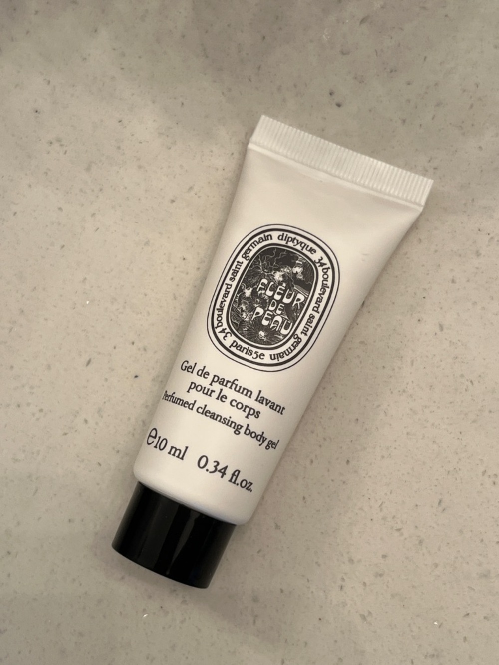 diptyque Fleur de Peau Cleansing Body Gel Travel Size 10ml GWP